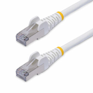 StarTech.com Cavo Ethernet CAT8 bianco da 50cm, RJ45 Snagless, 25G/40G, 2000MHz, 100W PoE++, S/FTP, cavo lan in rame puro 26AWG, LSZH, cavo patch di rete schermato con rilievi di trazione, testato individualmente immagine principale StarTech.com Cavo Ethernet CAT8 bianco da 2m, RJ45 Snagless, 25G/40G, 2000MHz, 100W PoE++, S/FTP, cavo lan in rame puro 26AWG, LSZH, cavo patch di rete schermato con rilievi di trazione, testato individualmente
