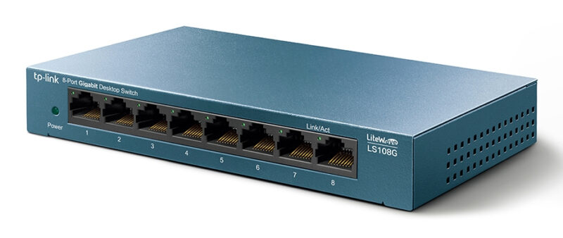 TP-Link LS108G switch di rete Non gestito Gigabit Ethernet (10/100/1000) Blu