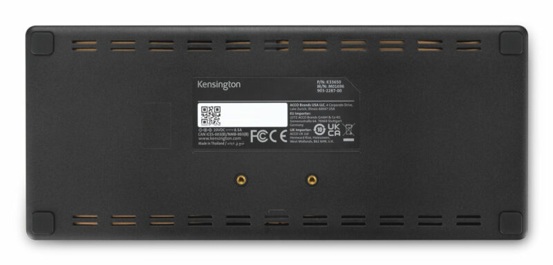 Kensington Docking station doppio 4K USB-C e USB-A SD4781P EQ