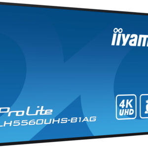 iiyama LH5560UHS-B1AG visualizzatore di messaggi Pannello A digitale 139,7 cm (55") LED Wi-Fi 500 cd/m² 4K Ultra HD Nero Processore integrato Android 11 24/7 immagine gallery 6 iiyama LH5560UHS-B1AG visualizzatore di messaggi Pannello A digitale 139,7 cm (55") LED Wi-Fi 500 cd/m² 4K Ultra HD Nero Processore integrato Android 11 24/7