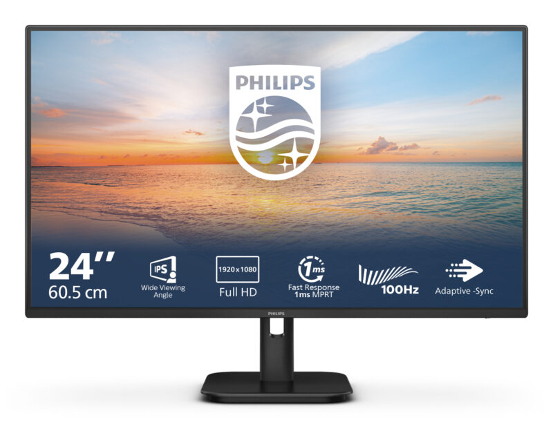 Philips Serie 1000 24E1N1100A/00 Monitor PC 60,5 cm (23.8") 1920 x 1080 Pixel Full HD LCD Nero