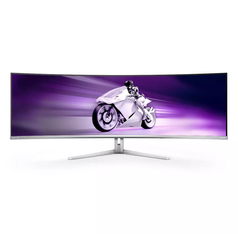 Philips Evnia 8000 49M2C8900/00 Monitor PC 124,2 cm (48.9") 5120 x 1440 Pixel Dual QHD QD-OLED Bianco