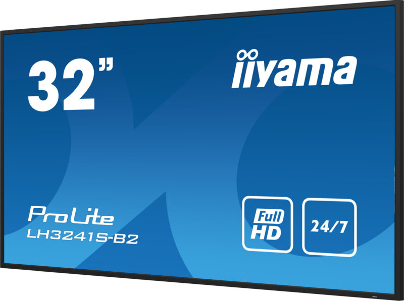 iiyama LH3241S-B2 visualizzatore di messaggi Design chiosco 80 cm (31.5") LED 350 cd/m² Full HD Nero 24/7 immagine gallery 7 iiyama LH3241S-B2 visualizzatore di messaggi Design chiosco 80 cm (31.5") LED 350 cd/m² Full HD Nero 24/7