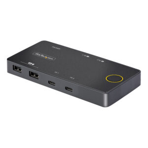StarTech.com C2-H46-UC2-PD-KVM switch per keyboard-video-mouse (kvm) Nero immagine principale StarTech.com C2-H46-UC2-PD-KVM switch per keyboard-video-mouse (kvm) Nero