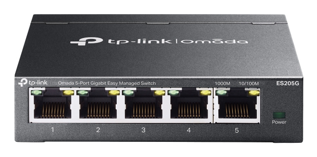 TP-Link Omada ES205G switch di rete Gestito Gigabit Ethernet (10/100/1000) Nero immagine principale TP-Link Omada ES205G switch di rete Gestito Gigabit Ethernet (10/100/1000) Nero