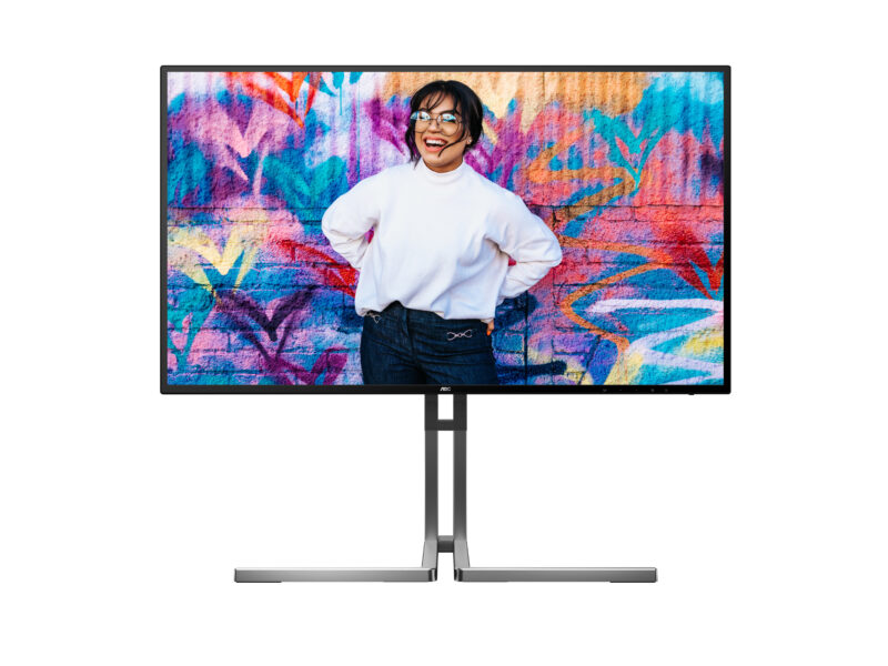 AOC U3 U27U3CV Monitor PC 68,6 cm (27") 3840 x 2160 Pixel 4K Ultra HD LCD Nero