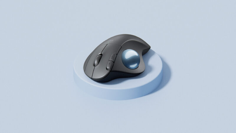 Logitech 910-006221 mouse Ufficio Mano destra Bluetooth Trackball 2000 DPI