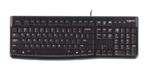 Logitech Keyboard K120 for Business tastiera Universale USB QWERTY Inglese Nero immagine principale Logitech Keyboard K120 for Business tastiera Universale USB QWERTY Inglese Nero
