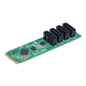 StarTech.com Scheda adattatore da M.2 a SATA a 4 porte, scheda di espansione da M.2 PCIe 3.0 a SATA HDD/SSD, chipset ASM1064, M.2 NVMe a 4x HDD/SSD per Windows/macOS/Linux immagine principale StarTech.com Scheda adattatore da M.2 a SATA a 4 porte, scheda di espansione da M.2 PCIe 3.0 a SATA HDD/SSD, chipset ASM1064, M.2 NVMe a 4x HDD/SSD per Windows/macOS/Linux