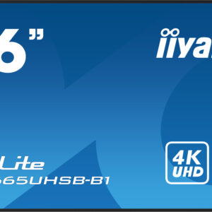 iiyama LH8665UHSB-B1 visualizzatore di messaggi Design chiosco 2,18 m (86") LED Wi-Fi 800 cd/m² 4K Ultra HD Nero Processore integrato Android 11 24/7