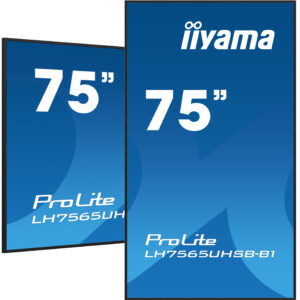 iiyama LH7565UHSB-B1 visualizzatore di messaggi Design chiosco 189,2 cm (74.5") LED Wi-Fi 800 cd/m² 4K Ultra HD Nero Processore integrato Android 11 24/7 immagine principale iiyama LH7565UHSB-B1 visualizzatore di messaggi Design chiosco 189,2 cm (74.5") LED Wi-Fi 800 cd/m² 4K Ultra HD Nero Processore integrato Android 11 24/7