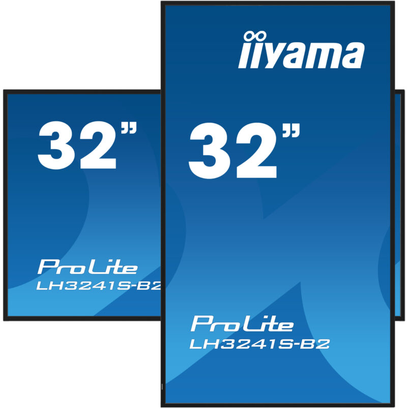 iiyama LH3241S-B2 visualizzatore di messaggi Design chiosco 80 cm (31.5") LED 350 cd/m² Full HD Nero 24/7 immagine gallery 5 iiyama LH3241S-B2 visualizzatore di messaggi Design chiosco 80 cm (31.5") LED 350 cd/m² Full HD Nero 24/7