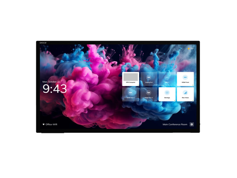 Avocor AVH-6520 lavagna interattiva 165,1 cm (65") 3840 x 2160 Pixel Touch screen Acciaio spazzolato