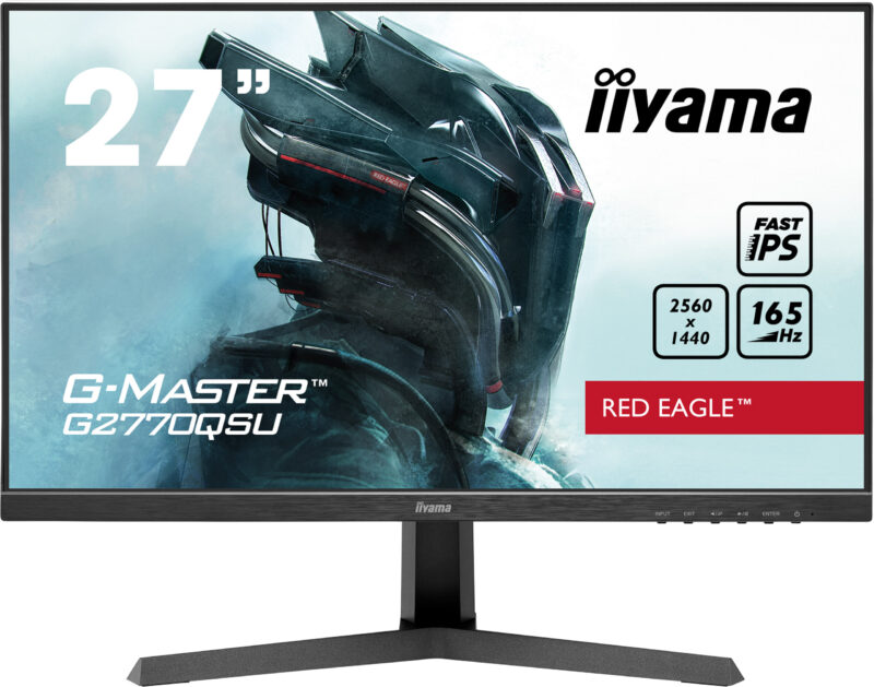 iiyama G-MASTER G2770QSU-B1 Monitor PC 68,6 cm (27") 2560 x 1440 Pixel Wide Quad HD LCD Nero