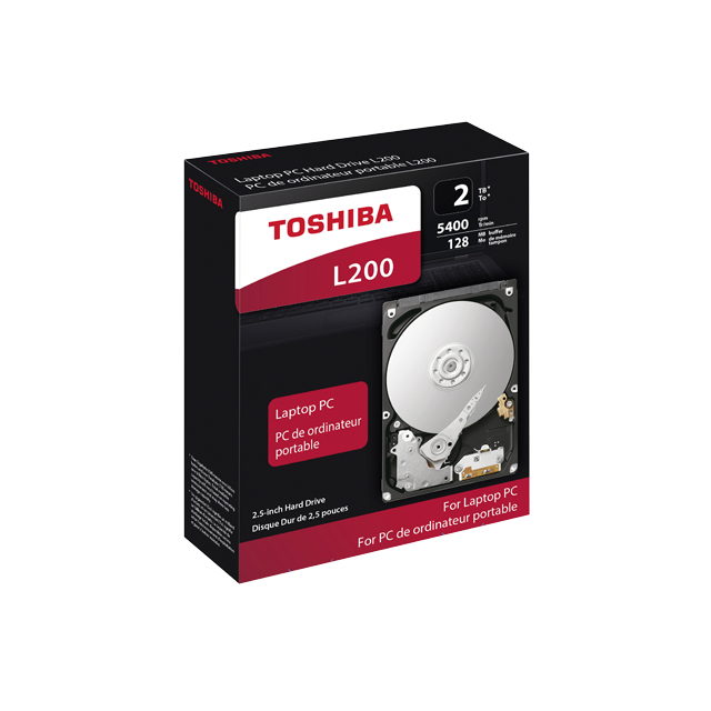 Toshiba L200 disco rigido interno 2 TB 5400 Giri/min 128 MB 2.5" Serial ATA III immagine gallery 3 Toshiba L200 disco rigido interno 2 TB 5400 Giri/min 128 MB 2.5" Serial ATA III