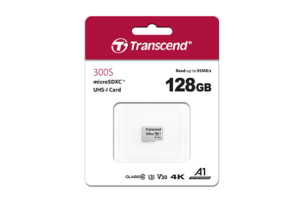 Transcend TS128GUSD300S-A memoria flash 128 GB MicroSDXC NAND Classe 10