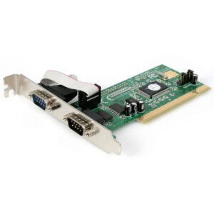 StarTech.com Scheda seriale PCI a 2 porte RS-232 con 16550 UART immagine principale StarTech.com Scheda seriale PCI a 2 porte RS-232 con 16550 UART