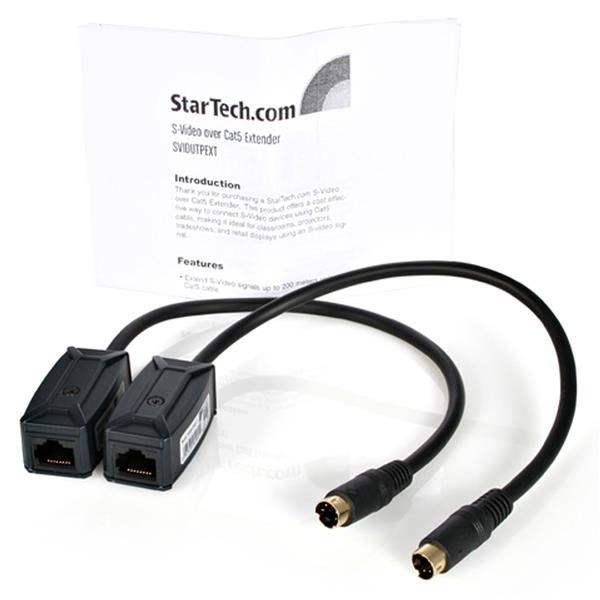 StarTech.com Extender S-video via Cat5 immagine gallery 4 StarTech.com Extender S-video via Cat5