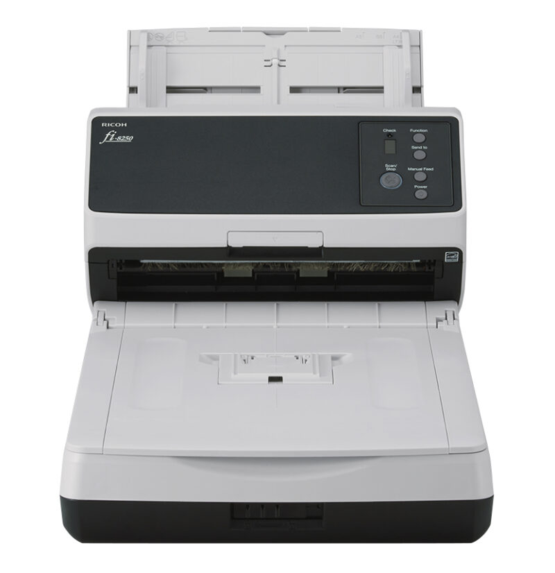 Ricoh fi-8250 ADF + scanner ad alimentazione manuale 600 x 600 DPI A4 Nero, Grigio immagine principale Ricoh fi-8250 ADF + scanner ad alimentazione manuale 600 x 600 DPI A4 Nero, Grigio