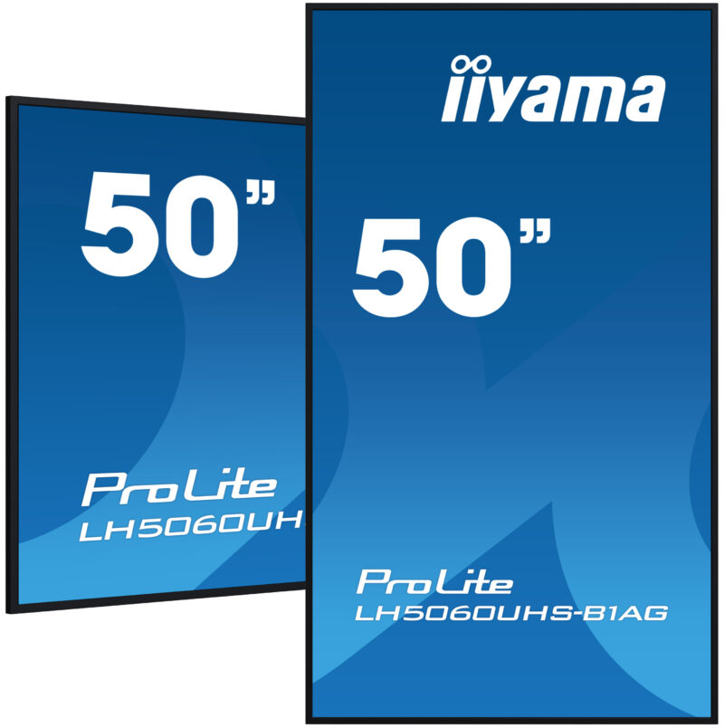 iiyama LH5060UHS-B1AG visualizzatore di messaggi Pannello A digitale 125,7 cm (49.5") LED Wi-Fi 500 cd/m² 4K Ultra HD Nero Processore integrato Android 11 24/7 immagine principale iiyama LH5060UHS-B1AG visualizzatore di messaggi Pannello A digitale 125,7 cm (49.5") LED Wi-Fi 500 cd/m² 4K Ultra HD Nero Processore integrato Android 11 24/7