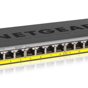 NETGEAR GS116PP Non gestito Gigabit Ethernet (10/100/1000) Supporto Power over Ethernet (PoE) Nero