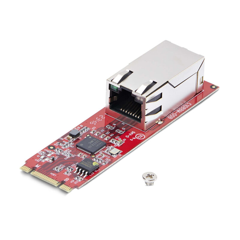 StarTech.com Scheda di Rete M.2 2280 2.5GbE a 1 porta, velocità multi-Gigabit (2.5G/1G/100M/10M), NIC NBASE-T (802.3bz), M.2 B+M Key, Interfaccia Ethernet PCIe per PC SFF/Desktop immagine gallery 5 StarTech.com Scheda di Rete M.2 2280 2.5GbE a 1 porta, velocità multi-Gigabit (2.5G/1G/100M/10M), NIC NBASE-T (802.3bz), M.2 B+M Key, Interfaccia Ethernet PCIe per PC SFF/Desktop
