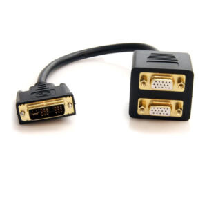 StarTech.com Cavo splitter video DVI-I analogico a 2 VGA - M/F, 30 cm immagine principale StarTech.com Cavo splitter video DVI-I analogico a 2 VGA - M/F, 30 cm