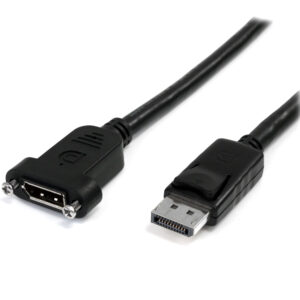 StarTech.com Cavo DisplayPort a Pannello da 1m - 4K x 2K - Adattatore DisplayPort 1.2 da Maschio a Femmina - Cavo di Prolunga DP con Connettore DP a Pannello - Cavo per Monitor DP immagine principale StarTech.com Cavo DisplayPort a Pannello da 1m - 4K x 2K - Adattatore DisplayPort 1.2 da Maschio a Femmina - Cavo di Prolunga DP con Connettore DP a Pannello - Cavo per Monitor DP