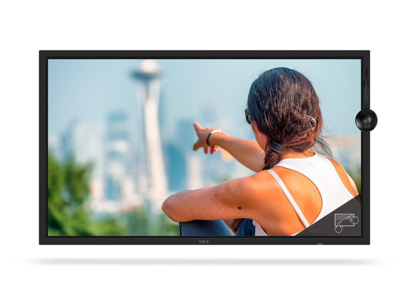 NEC MultiSync C861Q SST Pannello piatto per segnaletica digitale 2,18 m (86") LCD 350 cd/m² 4K Ultra HD Nero Touch screen 24/7