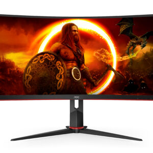 AOC G2 CU34G2XP Monitor PC 86,4 cm (34") 3440 x 1440 Pixel UltraWide Quad HD LED Nero, Rosso