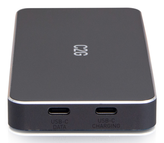 C2G Docking station USB-C 7 in 1 con tecnologia MST a doppio display con HDMI, DisplayPort, Ethernet, USB e Power Delivery fino a 100 W - 4K 60 Hz