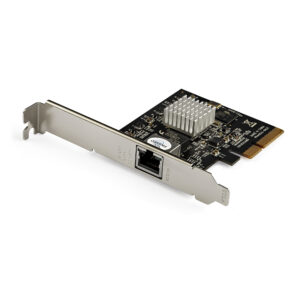 StarTech.com Scheda di rete Ethernet PCIe 5G - Adattatore di rete PCI Express NBASE-T, 5GBASE-T e 2.5BASE-T - Scheda LAN NIC a 4 velocità 5GbE/2.5GbE/1GbE Multi Gigabit immagine principale StarTech.com Scheda di rete Ethernet PCIe 5G - Adattatore di rete PCI Express NBASE-T, 5GBASE-T e 2.5BASE-T - Scheda LAN NIC a 4 velocità 5GbE/2.5GbE/1GbE Multi Gigabit