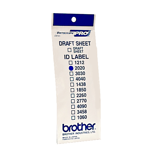 Brother ID2020 etichetta per stampante Bianco immagine principale Brother ID2020 etichetta per stampante Bianco