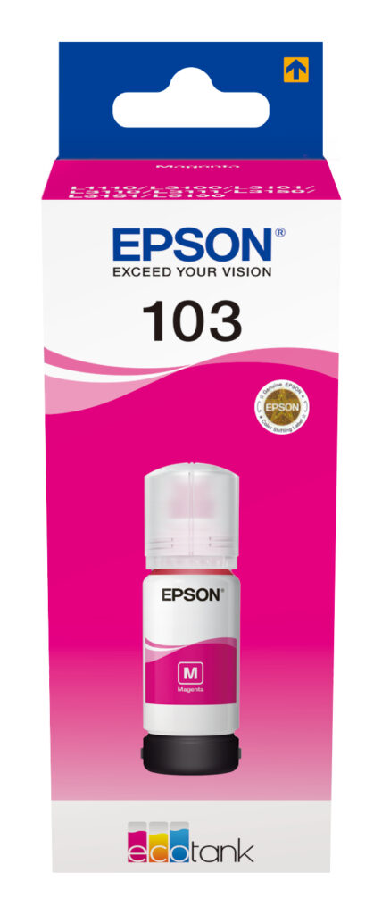 Epson 103 cartuccia d'inchiostro 1 pz Originale Magenta immagine principale Epson 103 cartuccia d'inchiostro 1 pz Originale Magenta