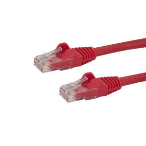 StarTech.com Cavo di Rete Rosso Cat6 UTP Ethernet Gigabit RJ45 Antigroviglio - 50cm immagine principale StarTech.com Cavo di Rete Rosso Cat6 UTP Ethernet Gigabit RJ45 Antigroviglio - 50cm