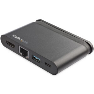 StarTech.com Adattatore multiporta USB C - Dock portatile USB-C con HDMI 4K - Pass-Through PD 3.0 da 100 W, 1x USB-A, 1x USB-C, GbE - Docking station da viaggio per laptop Thunderbolt 3 e USB Type-C - Mac e Windows immagine principale StarTech.com Adattatore multiporta USB C - Dock portatile USB-C con HDMI 4K - Pass-Through PD 3.0 da 100 W, 1x USB-A, 1x USB-C, GbE - Docking station da viaggio per laptop Thunderbolt 3 e USB Type-C - Mac e Windows