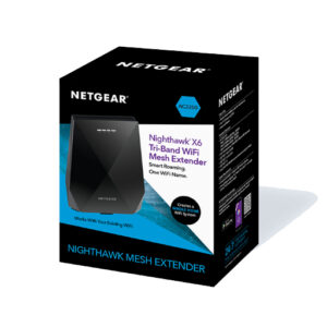 NETGEAR Nighthawk X6 Trasmettitore di rete Nero 10, 100, 1000 Mbit/s