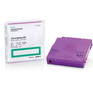 HPE LTO-6 Ultrium 6.25TB BaFe RW Non Custom Labeled Data Cartridges 20 Pack