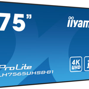 iiyama LH7565UHSB-B1 visualizzatore di messaggi Design chiosco 189,2 cm (74.5") LED Wi-Fi 800 cd/m² 4K Ultra HD Nero Processore integrato Android 11 24/7 immagine gallery 4 iiyama LH7565UHSB-B1 visualizzatore di messaggi Design chiosco 189,2 cm (74.5") LED Wi-Fi 800 cd/m² 4K Ultra HD Nero Processore integrato Android 11 24/7