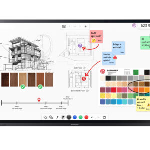 Sharp PN-LA652 Pannello piatto interattivo 165,1 cm (65") LCD 450 cd/m² 4K Ultra HD Nero Touch screen