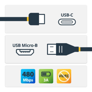 StarTech.com Cavo USB-C a Micro-B - M/M - USB 2.0 da 2m immagine principale StarTech.com Cavo USB-B a USB-C da 1m, USB 10 Gbps, cavo dati, USB 3.2 Gen 2, cavo per trasferimento dati USB-C