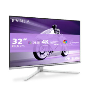 Philips Evnia 8000 32M2N8900/00 Monitor PC 80 cm (31.5") 3840 x 2160 Pixel 4K Ultra HD QD-OLED Bianco