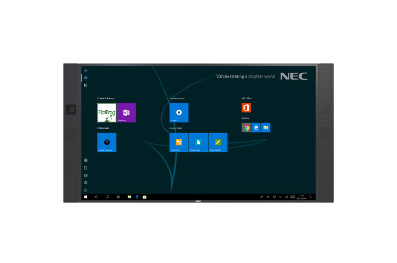 NEC InfinityBoard 2.0 Monitor PC 2,18 m (86") 3840 x 2160 Pixel 4K Ultra HD Touch screen Nero