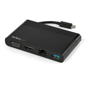 StarTech.com Adattatore multiporta USB C con HDMI, VGA, Gigabit Ethernet e USB 3.0 - Mini dock hub USB C a HDMI 4K o VGA 1080p display - Docking station da viaggio USB Type-C per laptop USB-C immagine principale StarTech.com Adattatore multiporta USB C con HDMI, VGA, Gigabit Ethernet e USB 3.0 - Mini dock hub USB C a HDMI 4K o VGA 1080p display - Docking station da viaggio USB Type-C per laptop USB-C
