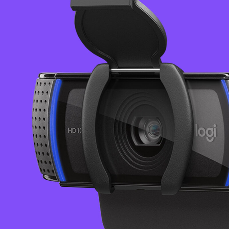 Logitech C920S HD Pro Webcam, Videochiamata Full HD 1080p/30fps, Audio Stereo ‎Chiaro, ‎Correzione Luce HD, Privacy Shutter, Per Skype, Zoom, FaceTime, Hangouts, ‎‎PC/Mac/Laptop/Tablet/XBox‎, Nero