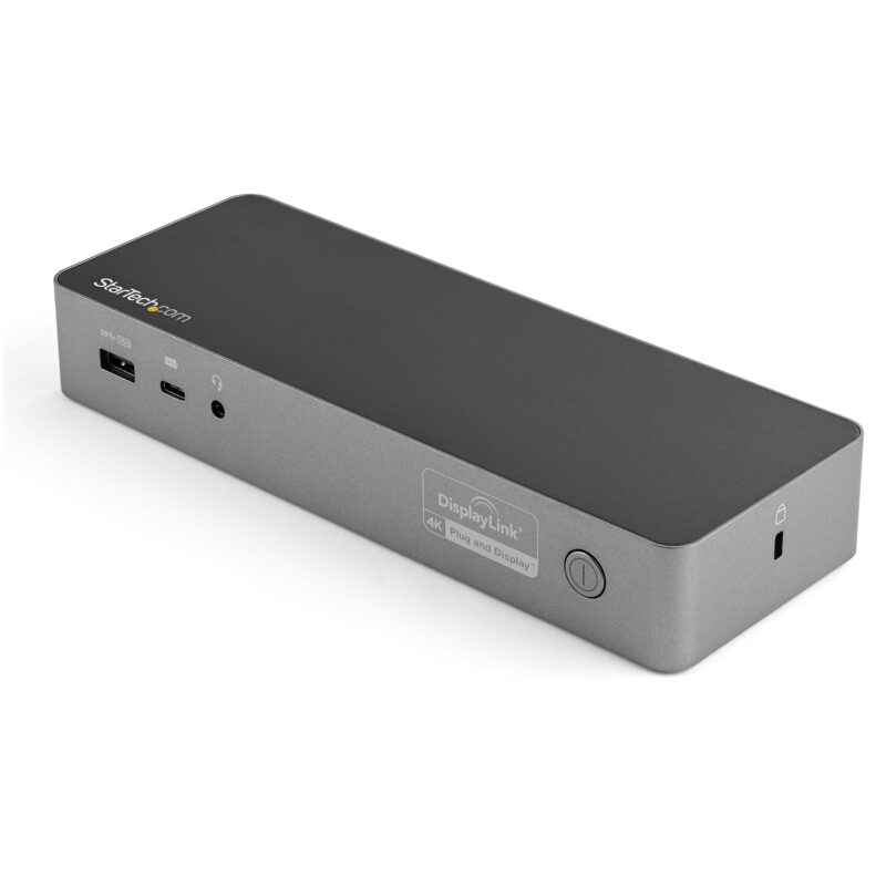 StarTech.com Docking station USB-C e USB-A - Docking station universale per portatili, doppio 4K DP e HDMI, 100W PD, Mac/Windows/Chrome OS, Hub 4x USB 5Gbps, GbE immagine gallery 2 StarTech.com Docking station USB-C e USB-A - Docking station universale per portatili, doppio 4K DP e HDMI, 100W PD, Mac/Windows/Chrome OS, Hub 4x USB 5Gbps, GbE