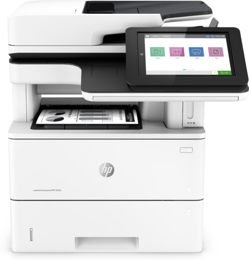 HP LaserJet Enterprise M528f Multifunction Bianco e nero Stampante, Solo Ethernet; Fotocopiatrice, scanner