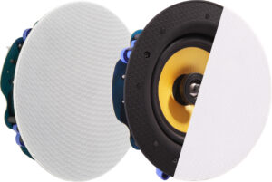 Vision CS-1900 altoparlante 1-via Nero, Bianco, Giallo Cablato 60 W