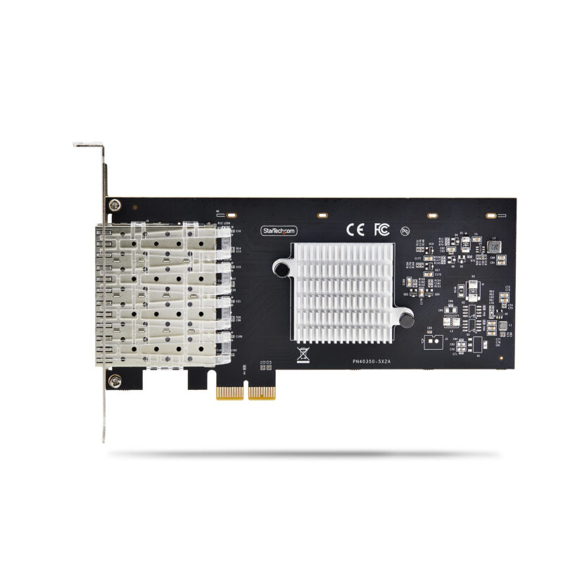 StarTech.com Scheda di rete SFP GbE a 4 porte, PCIe 2.0 x2 (compatibile x4, x8, x16), Controller Intel I350-AM4 4x 1GbE, 1000BASE rame/fibra ottica, NIC Gigabit Ethernet per desktop/server - Windows e Linux immagine gallery 5 StarTech.com Scheda di rete SFP GbE a 4 porte, PCIe 2.0 x2 (compatibile x4, x8, x16), Controller Intel I350-AM4 4x 1GbE, 1000BASE rame/fibra ottica, NIC Gigabit Ethernet per desktop/server - Windows e Linux