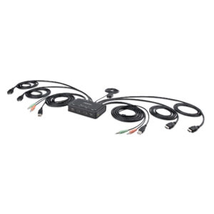 StarTech.com C2-DH46-UA2-CBL-KVM switch per keyboard-video-mouse (kvm) Nero immagine principale StarTech.com C2-DH46-UA2-CBL-KVM switch per keyboard-video-mouse (kvm) Nero